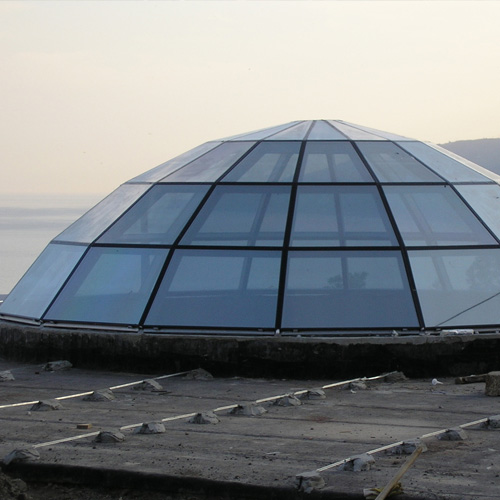 Ремонт стеклянного купола Рошаль
