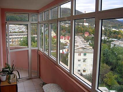 балконное пластиковое окно Рошаль